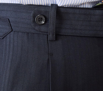 Stribede High-Waist Jakkebukser