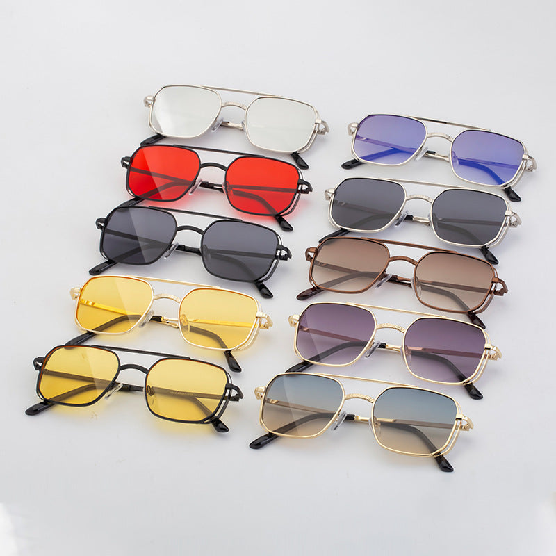 Kvadratisk Steampunk Solbrille