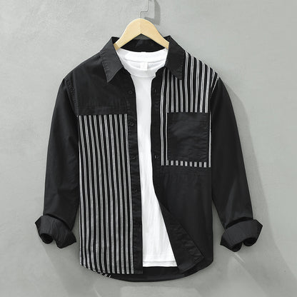 Casual Langærmet Bomuldsskjorte