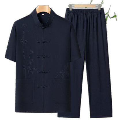 Afslappet Bomulds To-delt Outfit