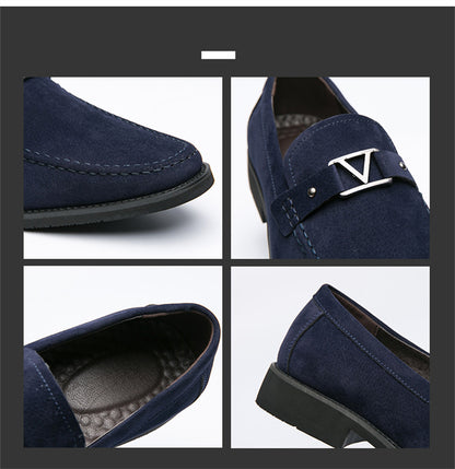 Casual lædersko med hulmønster