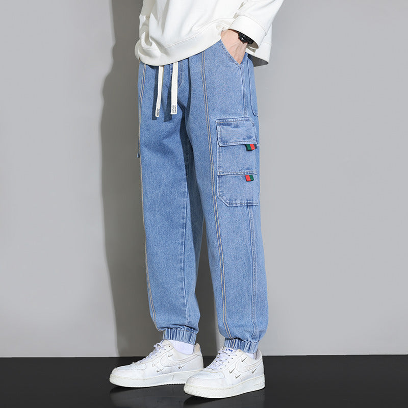 Retro cargo jeans joggingbukser