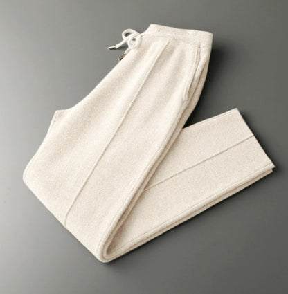 Herre Uldbukser med Lige Ben