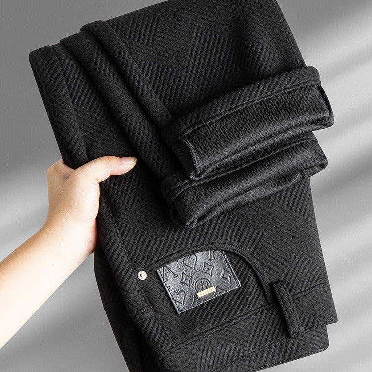 Herre jacquard fritidsbuks