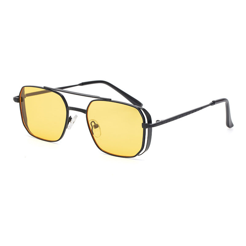 Kvadratisk Steampunk Solbrille