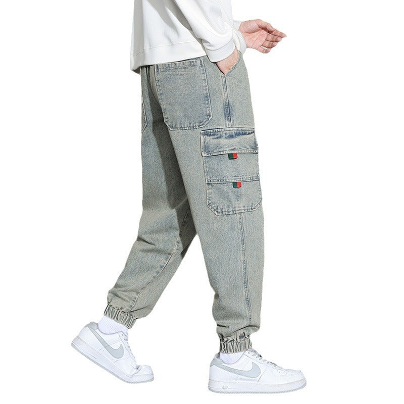 Retro cargo jeans joggingbukser