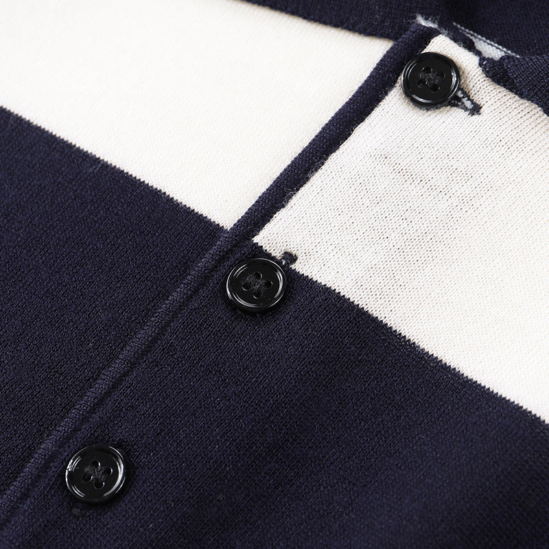 Jacquard slim-fit striktrøje