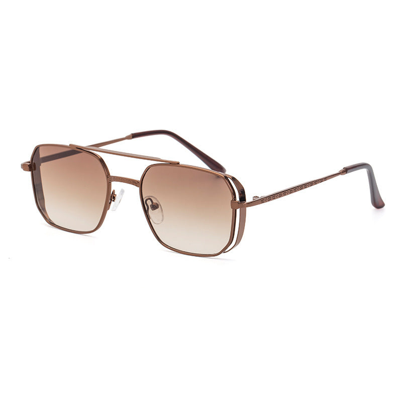 Kvadratisk Steampunk Solbrille