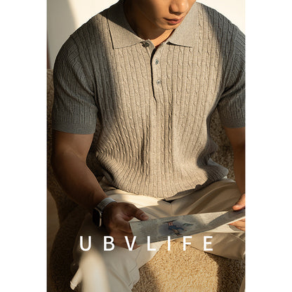 Struktureret strikpolo