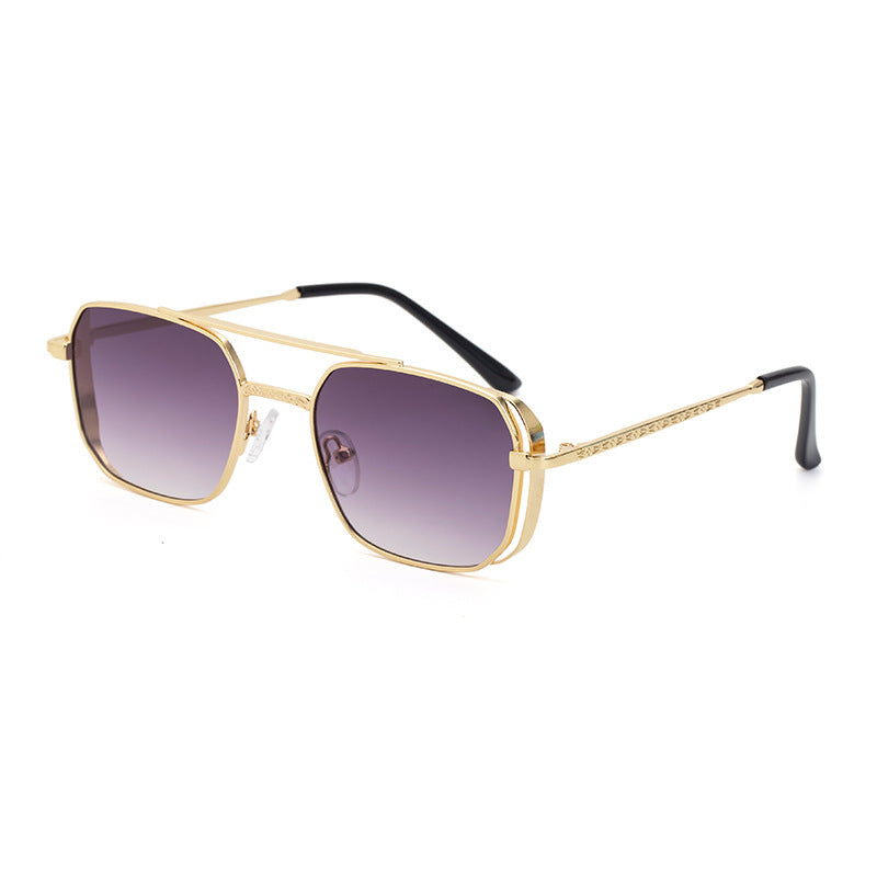 Kvadratisk Steampunk Solbrille