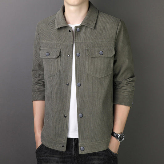 Fløjl jakke til efterår og vinter